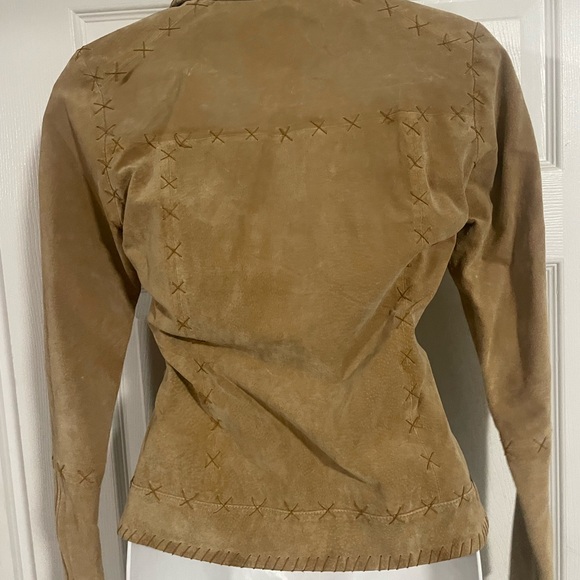 Tan suede jacket by Costa Blanca size S NWOT - Picture 3 of 3
